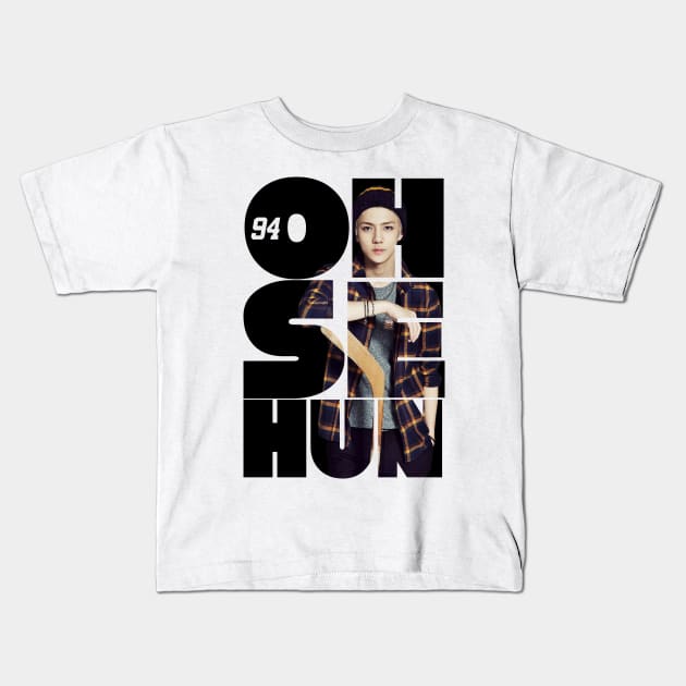 EXO Suho Full Name OT12 Kids T-Shirt by iKPOPSTORE